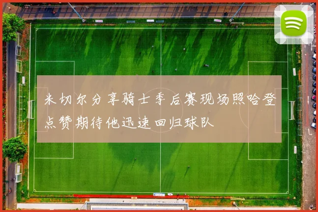 米切尔分享骑士季后赛现场照哈登点赞期待他迅速回归球队